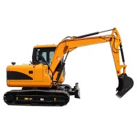 China HT80-E 8000kg Hydraulic Crawler Excavator with attachments