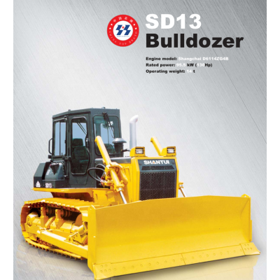 130hp 15 ton swamp land crawler bulldozer SD13S on sale