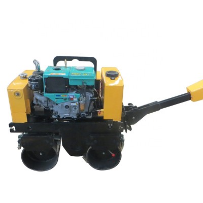 Hydraulic Walk Behind Double Drum Vibratory Road Roller YFR-800